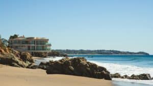 California mansion by the beach